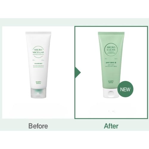 HAPPY BATH Micro Clean Micellar Soapberry Cleansing Foam 150g