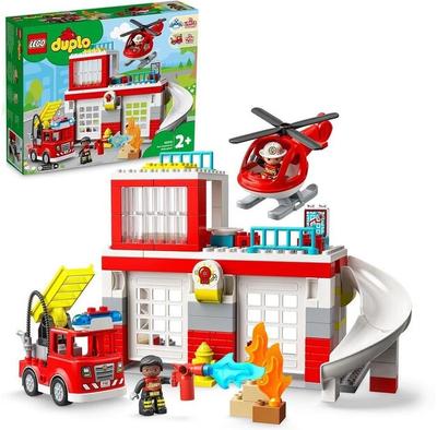 LEGO DUPLO 10970 Пожарная станция и вертолет со звуком