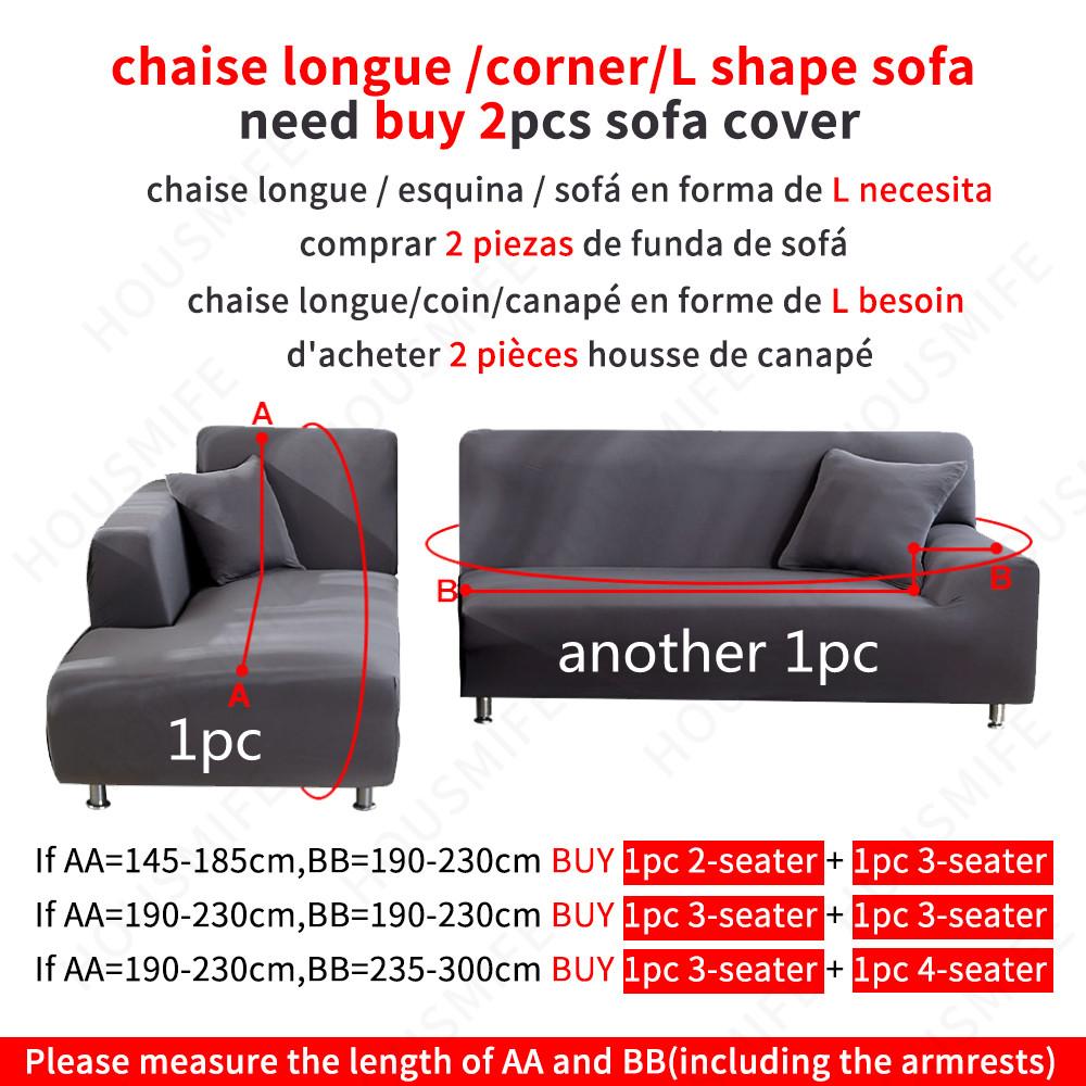 Geometric Sofa Slipcovers Elastic Sofa Covers for Living Room Funda Sofa Chair Couch Cover Sofa Towel Home Decor 1/2/3/4-seater
