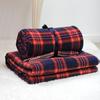 Рождественский плед, бархатное фланелевое мягкое плюшевое одеяло для дивана, дивана-кровати, шотландское сетчатое одеяло, зимние теплые шерстяные клетчатые одеяла