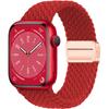 Плетеный Solo Loop ремешок для Apple Watch ultra Ремешок 44мм 40мм 45мм 49мм 41мм 38мм магнитный Браслет iWatch series 2 se 7 3 6 8 9