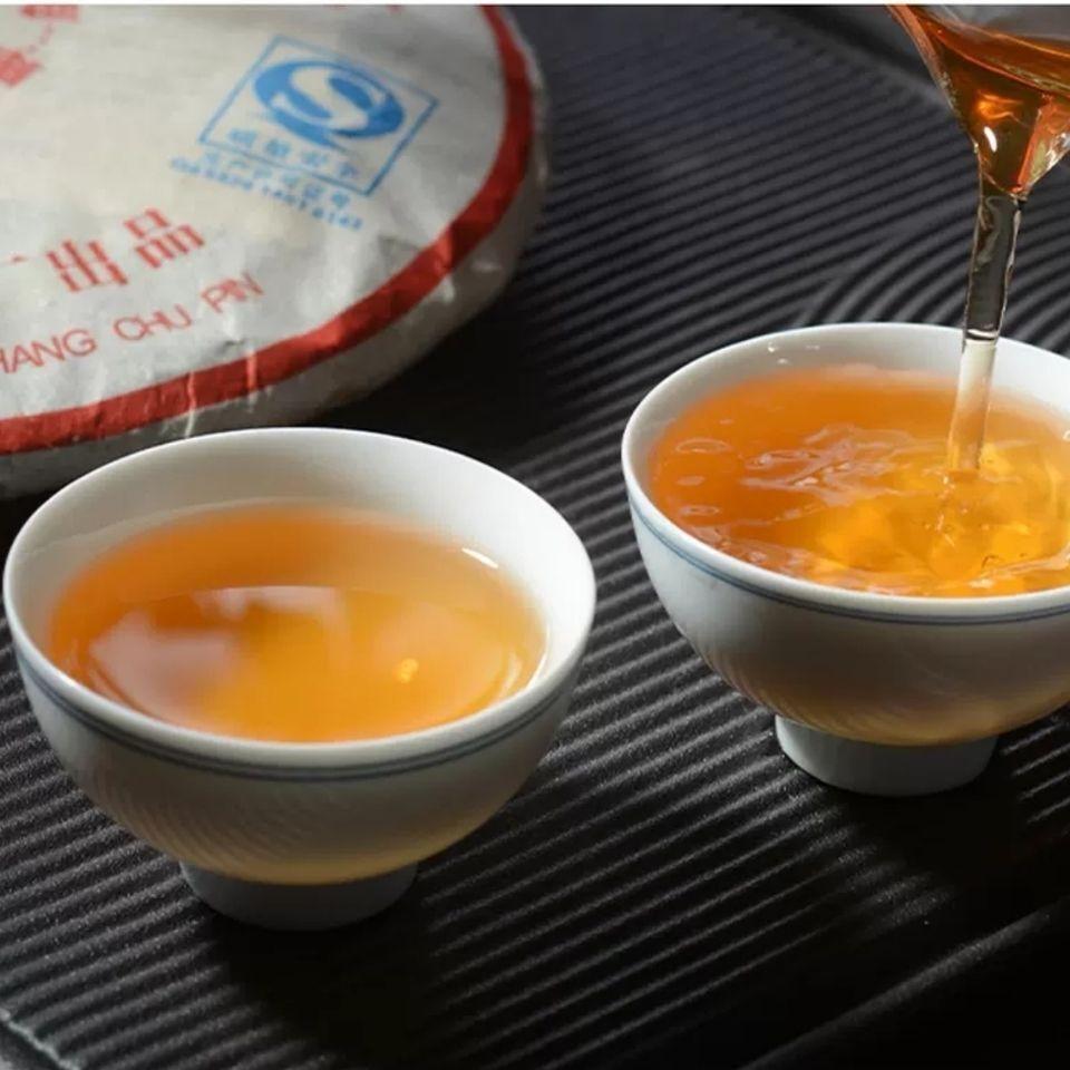 2007 Yunnan Meng Hai Qi Zi Bing Cha Classic FU HAI 7536 Чай Пуэр Сырой Пуэр 357г