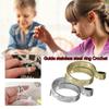 Adjustable Knitting Tools Ring Sewing Accessories Yarn Guides Knitting Loop Crochet Thimble Ring