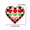 Lips Love Heart Patch Cartoon Embroidery Patch DIY Iron On Patches For Clothing Thermoadhesive Patches On Clothes Sewing Sticker