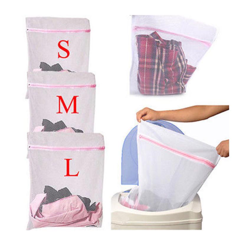 3 Sizes Underwear Clothes Aid Bra Socks Laundry Washing Machine Net Mesh Bag