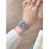 Тонкий кожаный ремешок для iWatch SE 10 9 8 7 6 5 4 3 2 1 Женский браслет для Apple Watch 38мм 40мм 41мм 42мм