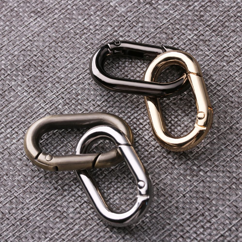 Hiking Snap Bottle Hooks Handbags Clips Bag Belt Buckles Spring Oval Rings Outdoor Carabiner