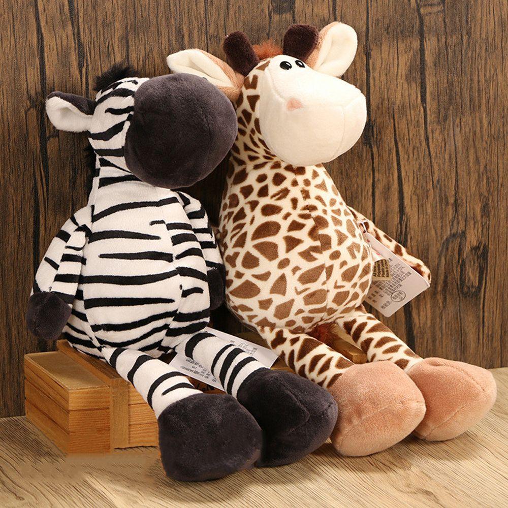Cartoon 25-35cm Boy and Girls Pillow Cushion Ze-bra Plush Toy Ze-bra Plush Doll Ze-bra Stuffed Toy
