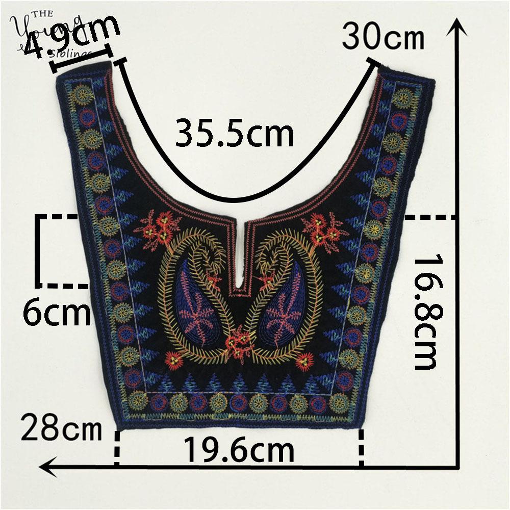 Polyester Embroidery Color Ethnic Style Diy Cheongsam Lace Collar Clothing Decal Accessories