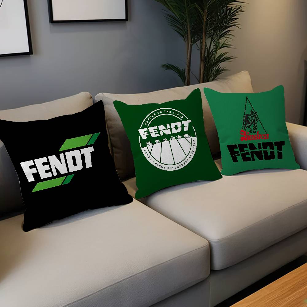 Подушка с изображением трактора Fendt, чехол на подушку для дивана, украшение для дома, подарок ребенку