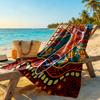 Australian Aboriginal Style Beach Towel High Absorbency & Quick-Dry Comfortable Lightweight Perfect for Traveling Yoga Camping and Swimming