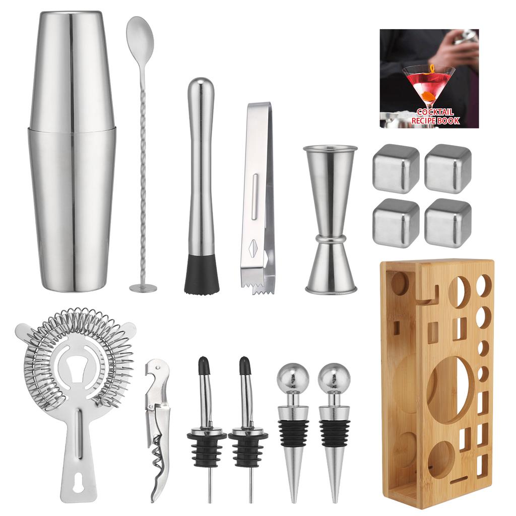 Набор бармена, Снежный стакан начального уровня, Полный набор бытового ручного креманника из нержавеющей стали, Профессиональное оборудование для приготовления коктейлей