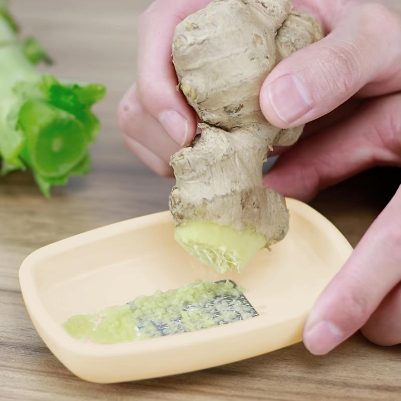 3/6 шт. Практичная давилка для имбиря и чеснока, измельчитель, нержавеющая сталь, устройство для терки васаби и сыра, инструмент для измельчения, кухонные гаджеты для еды