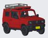 1/24 Inch-Up Series No. 185 Suzuki Jimny JB64 (Fire Department Public Relations Vehicle/Shitakita Public Relations 1) Plastic Model