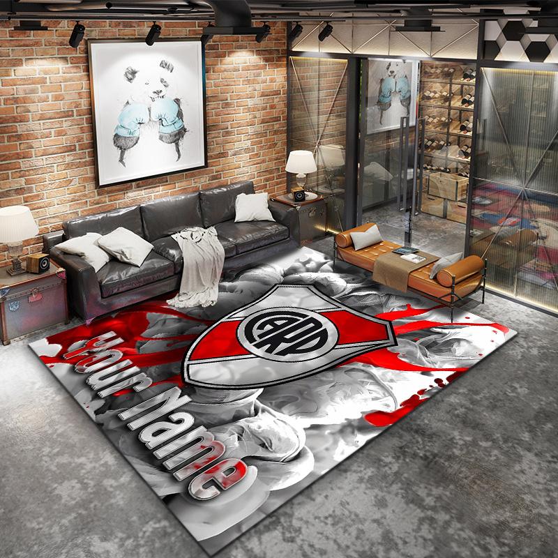 Dragon Crest Custom Name Carpet Rug For Living Room Bedroom Home Sofa Decoration Kids Play Nonslip Floor Mat
