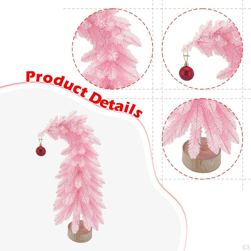 Мини-рождественская елка для настольного украшения, центральный элемент для офиса и дома