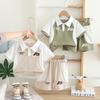 Boys' Short Sleeved Set Boys' Baby Clothes Children's Summer POLO Shirt Korean Version Two-piece Set