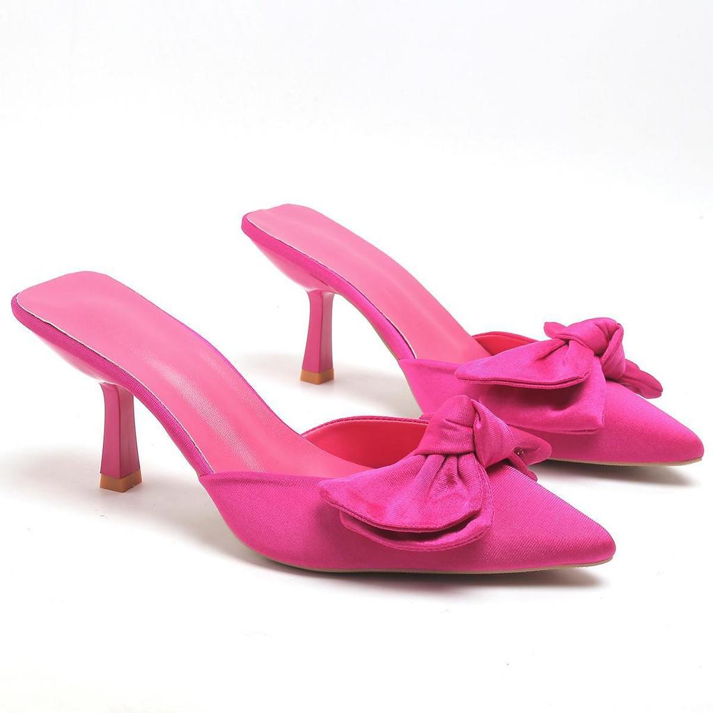 2024 Summer French-Style Pointed High Heel Women's Shoes: Trendy and Versatile Fashion for Every Occasion