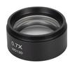 0.7X Stereo Microscope Objective Lens HD Large View Metal Auxiliary Objective Lens for Microscopes