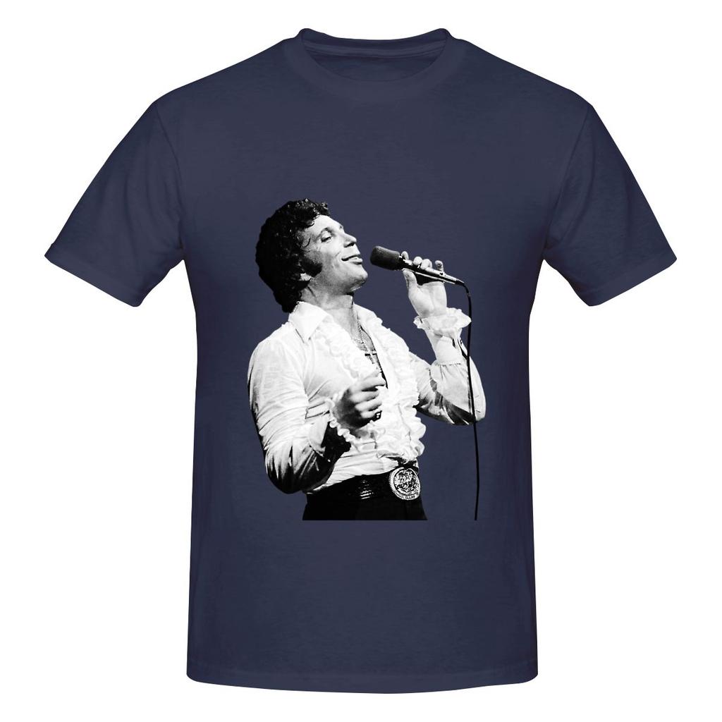 Tom Jones Live Rescue Me Era 1979 Vintage 90s Drapey Tshirt Minimalist Commuting Solid Colors Tees