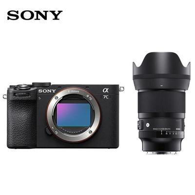 Sony Беззеркальная полнокадровая камера Sony Alpha 7C II и объектив Sigma Art 50mm F1.4 - Комплект (Китайская версия)