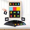 Wooden Enlightenment Toys, Early Education Training Direction Color Games, Children's Shape Training, Thinking Puzzle Toys