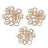 40/20pcs DIY Jewelry Making Wooden Ring for Crafting Decor 40mm 40pcs
