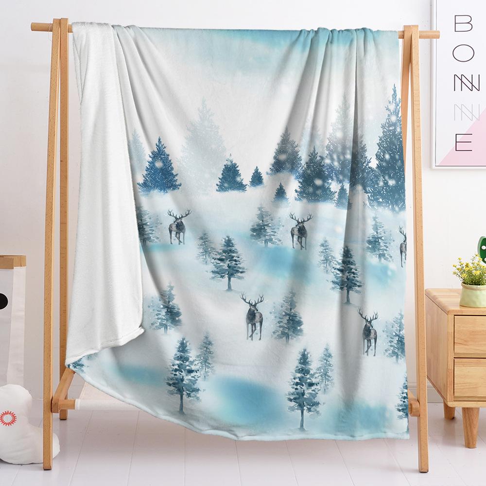 Одеяло Рождественское Фланелевое Одеяло Одеяло для Сна Одеяло