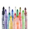24 Цвета Акриловые Маркеры Водонепроницаемые Перманентные Маркеры Акриловые Маркеры Для DIY Камень Керамика Стеклянные Кружки Дерево