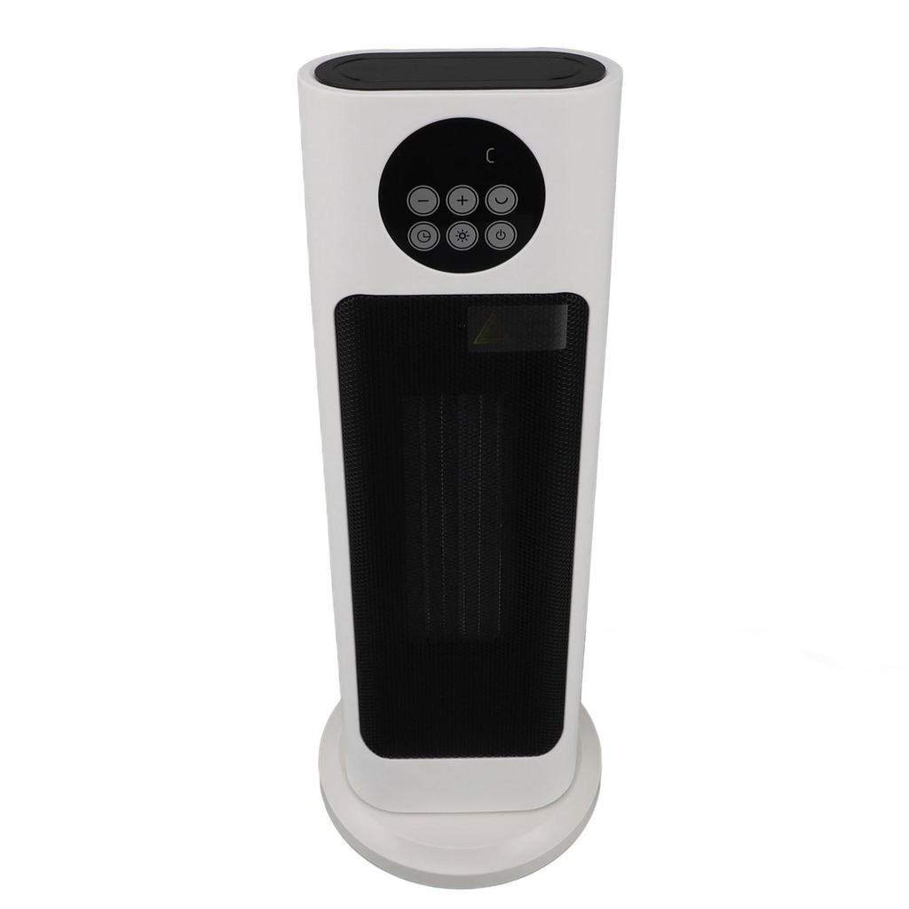 Oscillating Ceramic Tower Space Heater 1500W 70 Degree Wide Angle Noiseless Indoor Electric Space