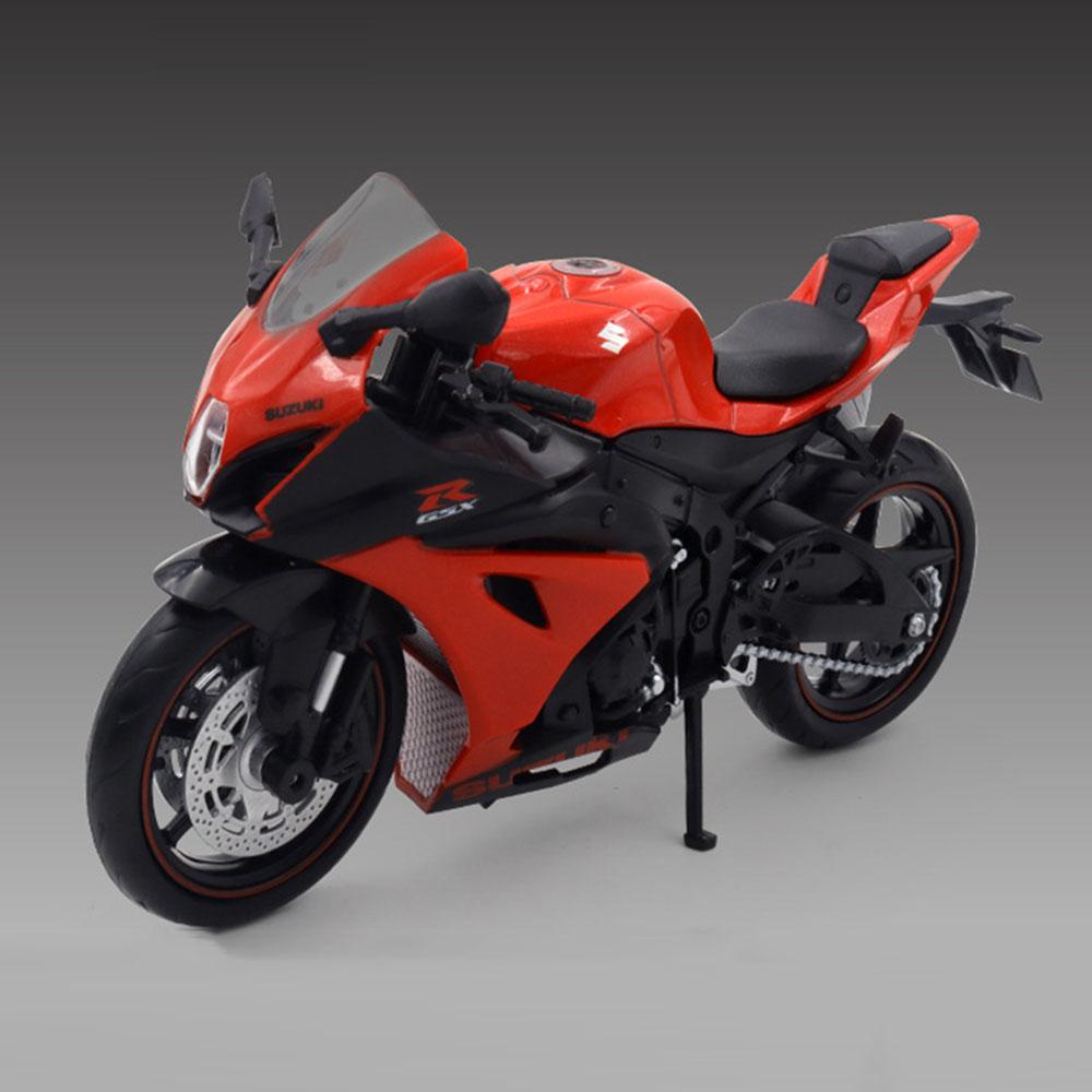 1:12 Aprilia Rsv4 Suzuki Gsx R1000R Сплав Модель Мотоцикла Литье под Давлением Автомобиль Игрушка Рулевое Управление Передним Колесом Миниатюрные Автомобили Коллекционирование Украшения