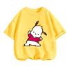 Детская повседневная футболка летняя Sanrio мультяшная с коротким рукавом одежда для мальчиков и девочек