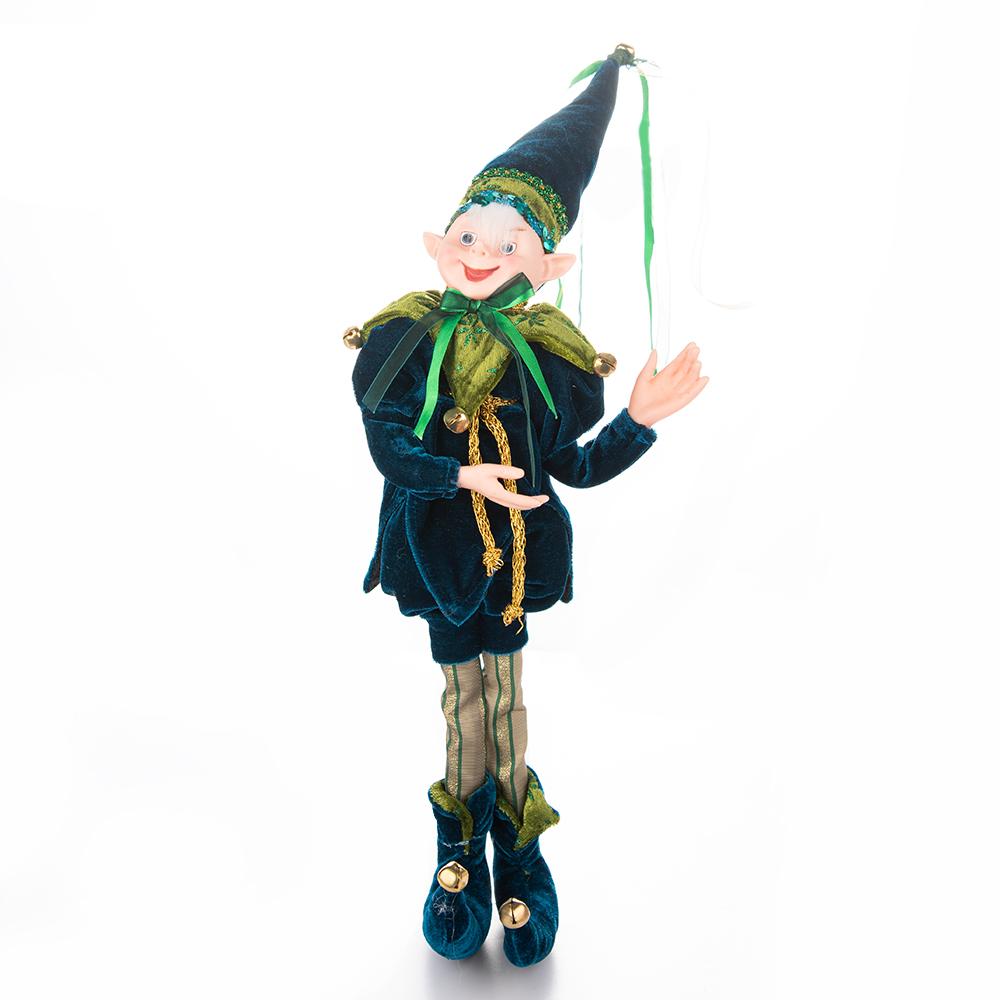 Elf 45cm Christmas Decoration 2024 Doll Toy Hanging Standing Decor Navidad Pendant Ornaments For Home New Year Gift For Kids