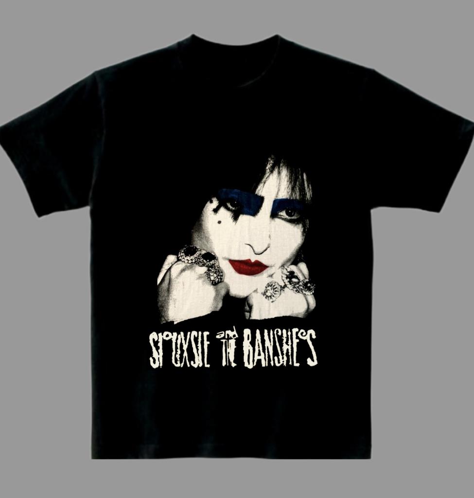 SiouxsieThe Banshees Band Rock Music Art Style Summer Casual TShirt Unisexs and Womens Luxury Brand Top