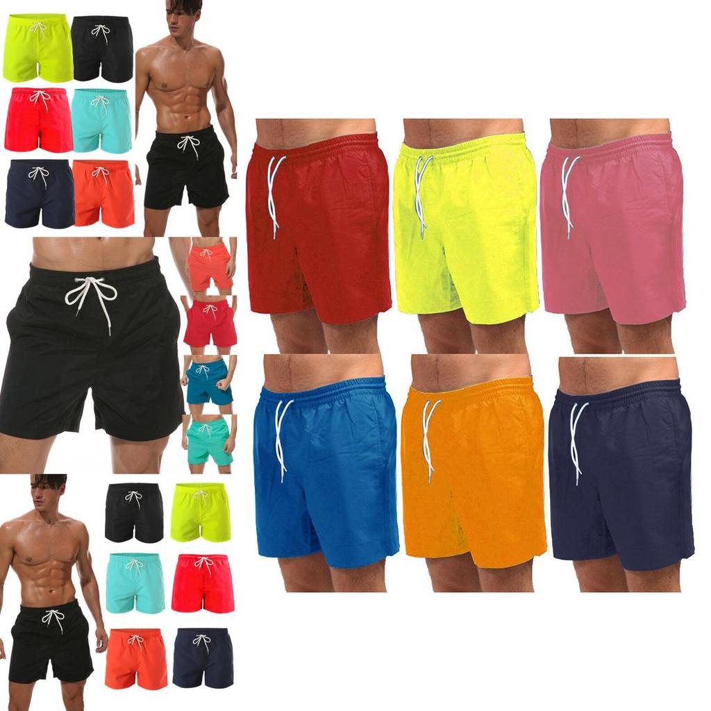 Стильные и модные мужские плавательные шорты для бега с дышащей сетчатой подкладкой