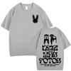Т-shirt с мерчем рэпера Bad Bunny Тур 2026 Мужская Женская Модная Одежда Y2k Хип-хоп Футболки С коротким рукавом Повседневные Винтажные Футболки