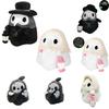 Foundation Scp Plague Doctor Luminous Plush Toy Lovers Doll Halloween Decoration