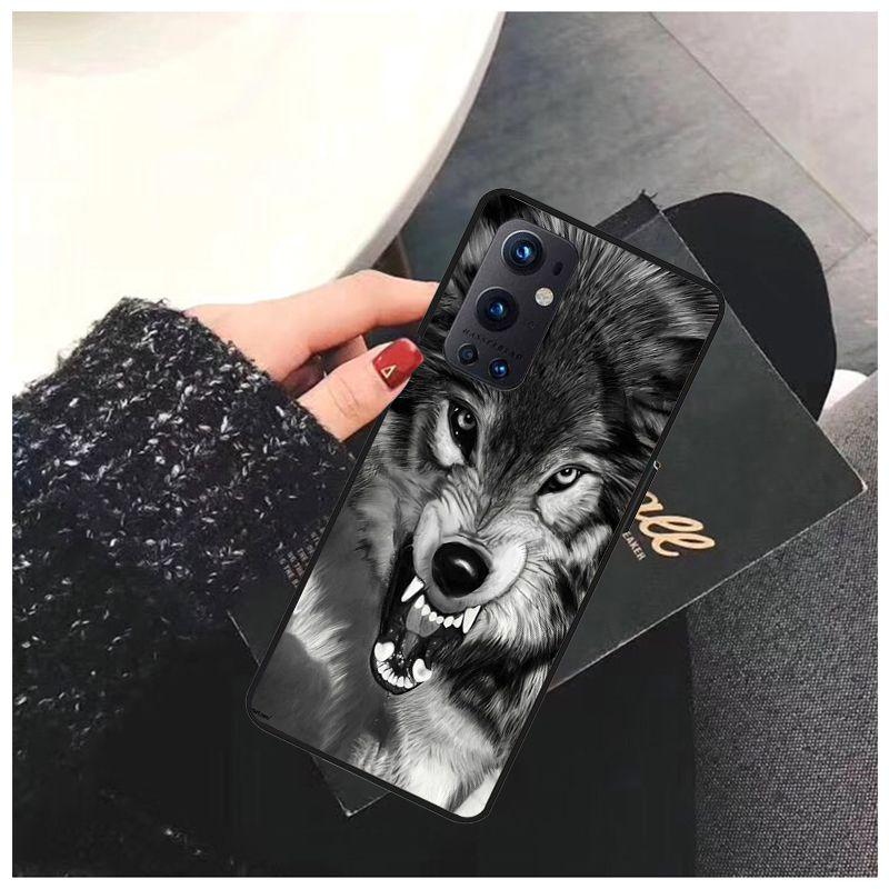 Для OnePlus Nord N10 N100 Чехол CE 5G Funda angry wolf face Мягкие чехлы для One Plus 6 5T 6T 7T 8T 8PRO 9PRO Чехол для телефона Coque