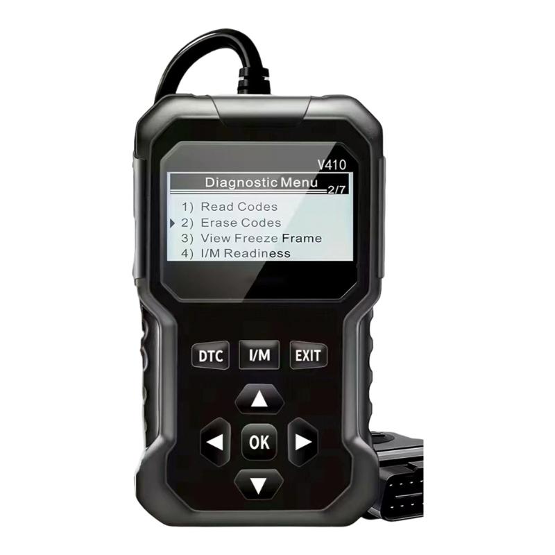 Промышленный диагностический сканер OBD2 Дисплей высокого разрешения Совместимость с несколькими языками Автомобильный диагностический инструмент