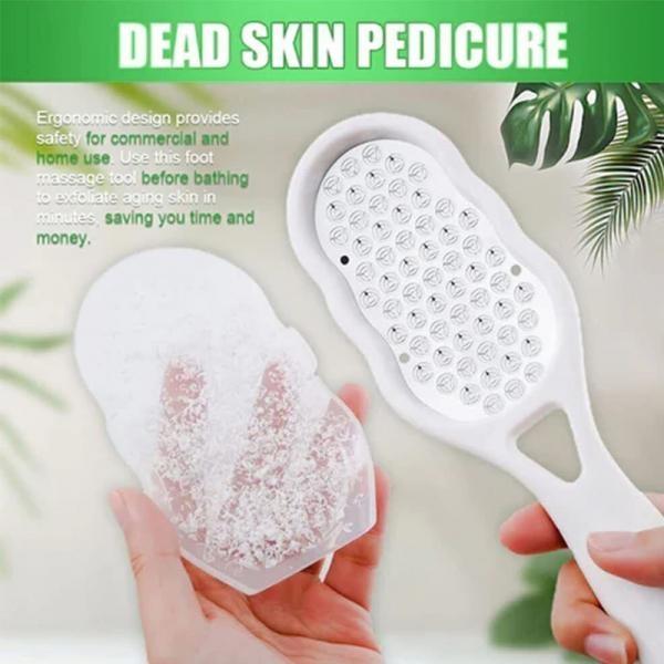 New 1pc/2pcs Stainless Steel Foot File Pedicure Dead Skin Callus Remover Rasp Scraper