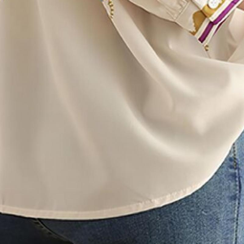 Hwase Vivid Neck Pintuck Blouse Up To Size 88 Hl4fbl003c