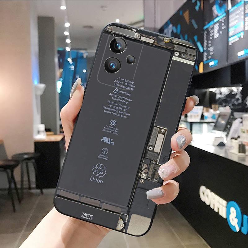 Чехол для телефона с аккумуляторной платой для OPPO Realme C21Y X3 SuperZoom C11 GT2 C25S C35 C31 9 ProPlus Find X2 X5 Pro X3 Neo X5 Lite