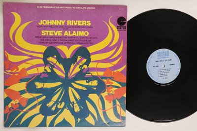 Виниловая пластинка JOHNNY RIVERS STEVE ALAIMO  Джонни Риверс  Стив Алаимо CS1100 CUSTOM 1967 США Рок Б/у