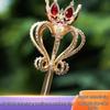Golden Alloy Fairy Wedding Scepter