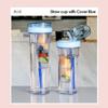 Juice Cup with Lid And Straw Portable Clear Large Capacity for Tea And Water