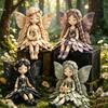 Cute Fairy Dolls Comprehensive Patchwork Kit Ring Fabric Green 30 Cm 1 Pc