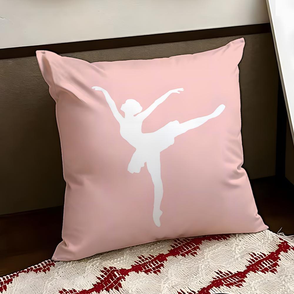 Stepping dance steps Cushion Cover Reversible Soft Durable Pillow Cover Home Car MultiScene Use for Daily Comfort