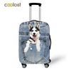3D Fashion Cute Cats Dog Elastic Trolley Durable Suitcase Protector Special Cowboy Luggage Case Cover