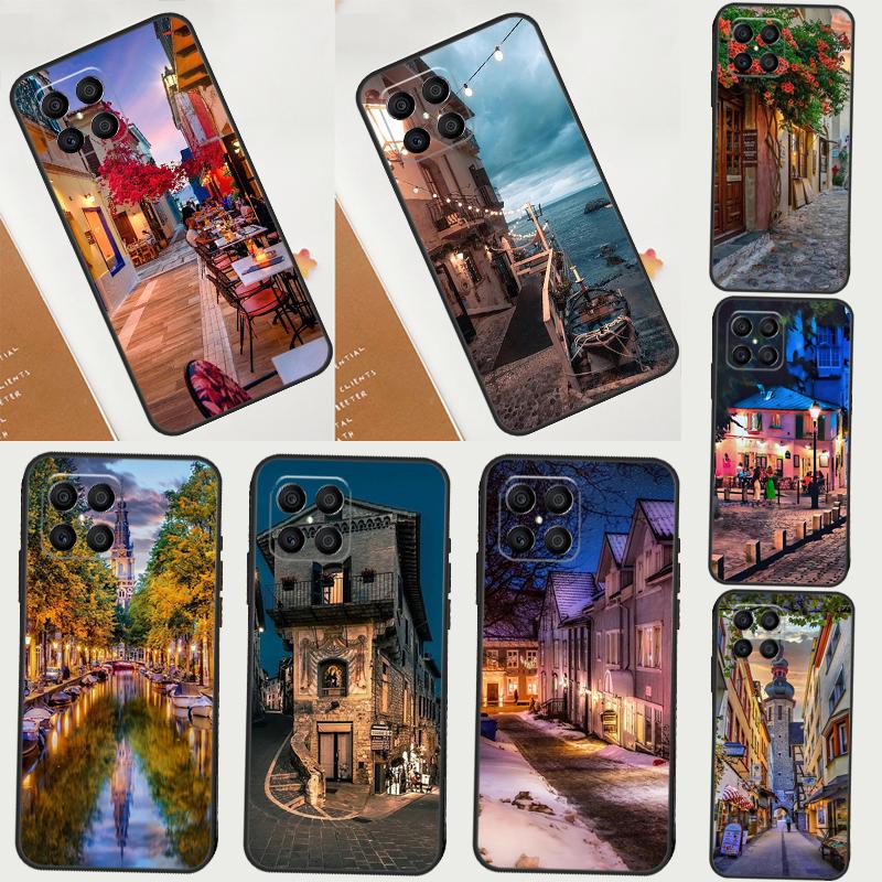 Travel landscape Italy France London Case For Honor X9c X8a X8b X9b X9a X8 X9 50 70 90 Lite Honor 200 Pro Magic 5 6 7 Lite Cover