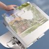 A2/A3 Art Manuscript Storage Book, Sketch Collection Storage Clip, Handle Design, Large Capacity for Convenient Storage